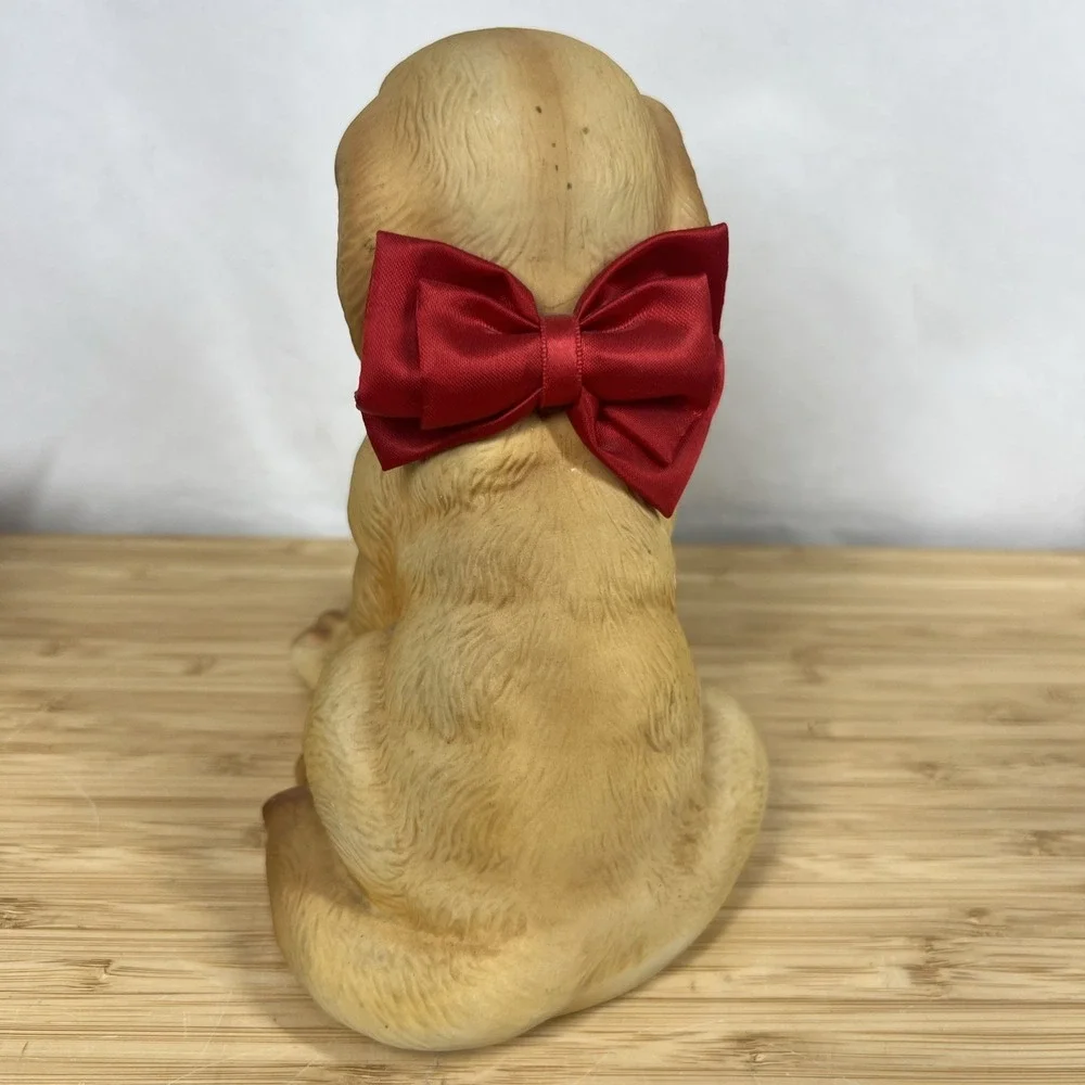 VTG‎ Golden Lab Puppy Music Box By The San Francisco Music Box Company Tested
